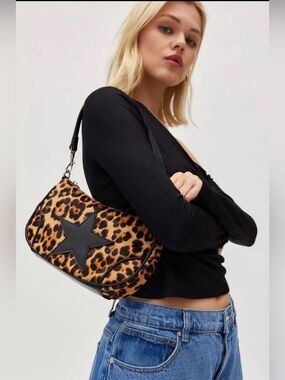 Urban Outfitters Silence + Noise Daphne Cheetah Print Bag NEW